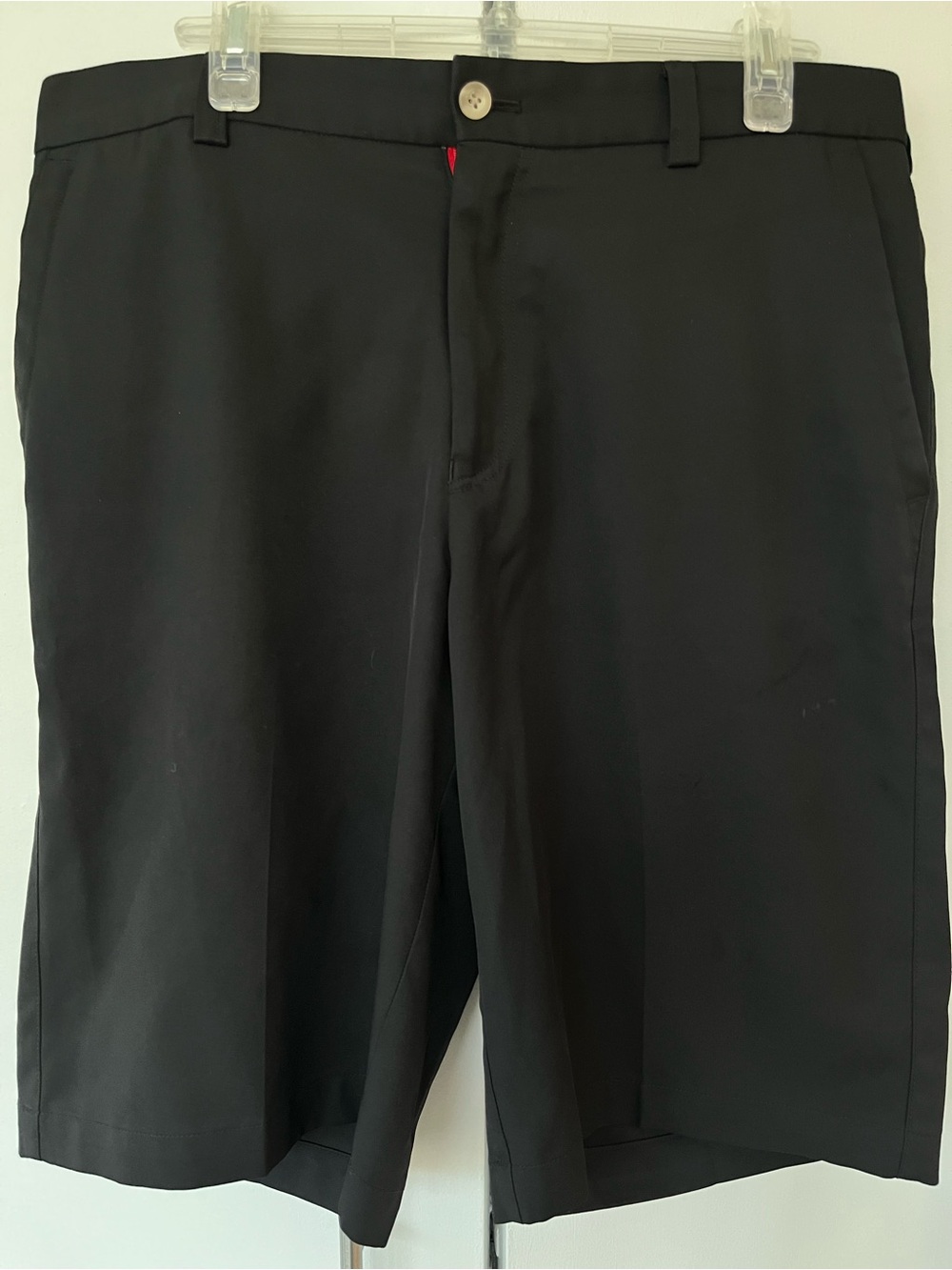 Peter Millar Crown Sport Salem Shorts 34Wx10L Black Golf Travel Casual